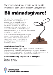 Bli månadsgivare