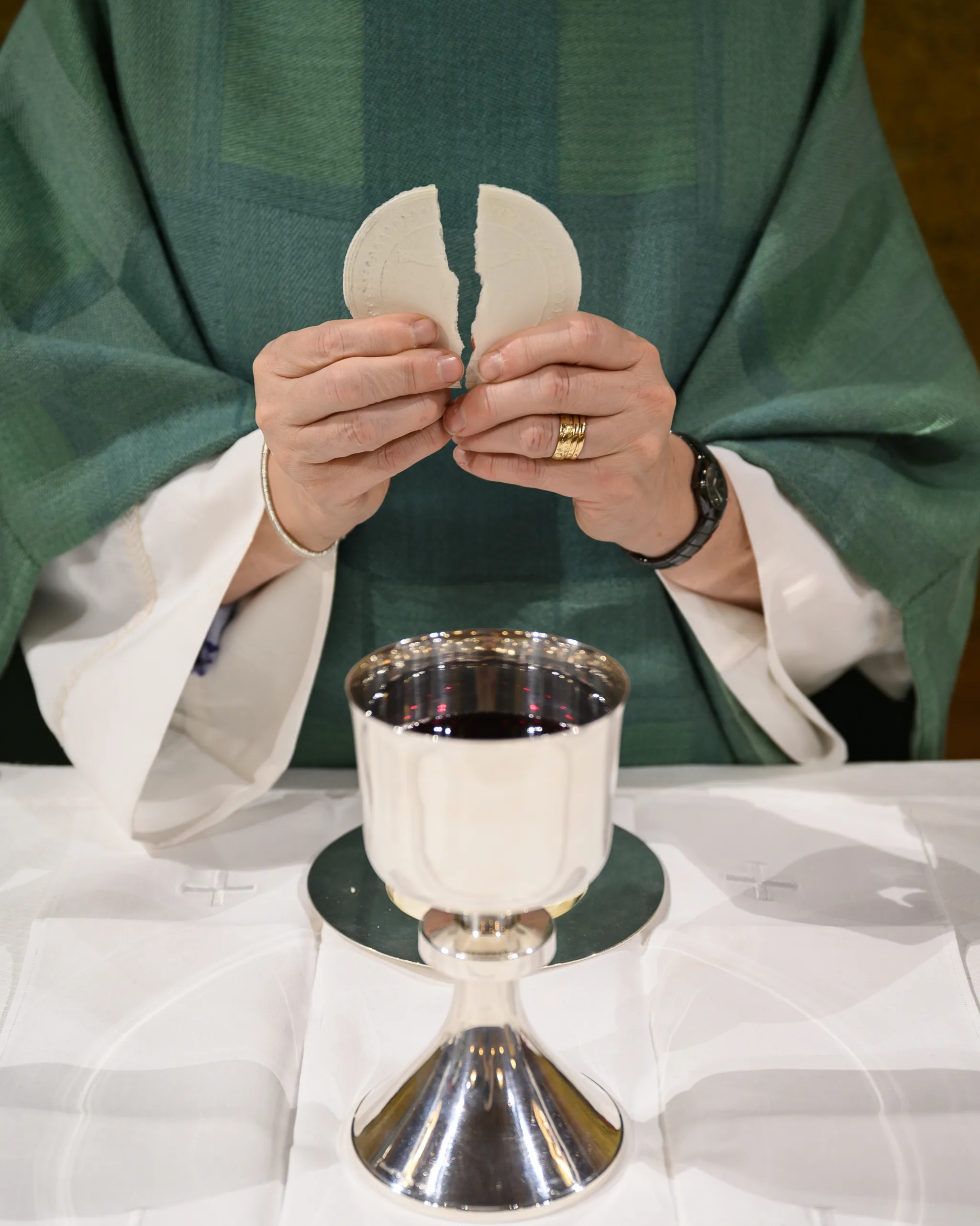 Bröd och vin in mässan