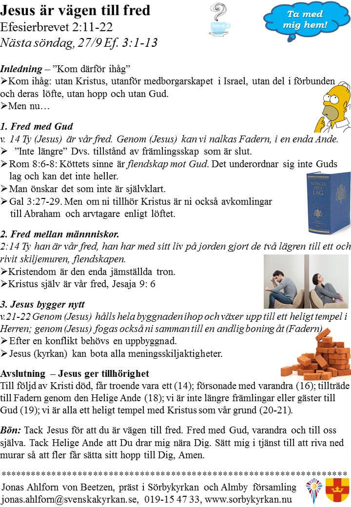 Efesierbrevet del 3 – Jesus är vägen till fred