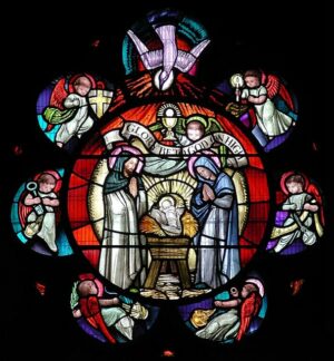 St Barnabas, The Fairway - West window detail