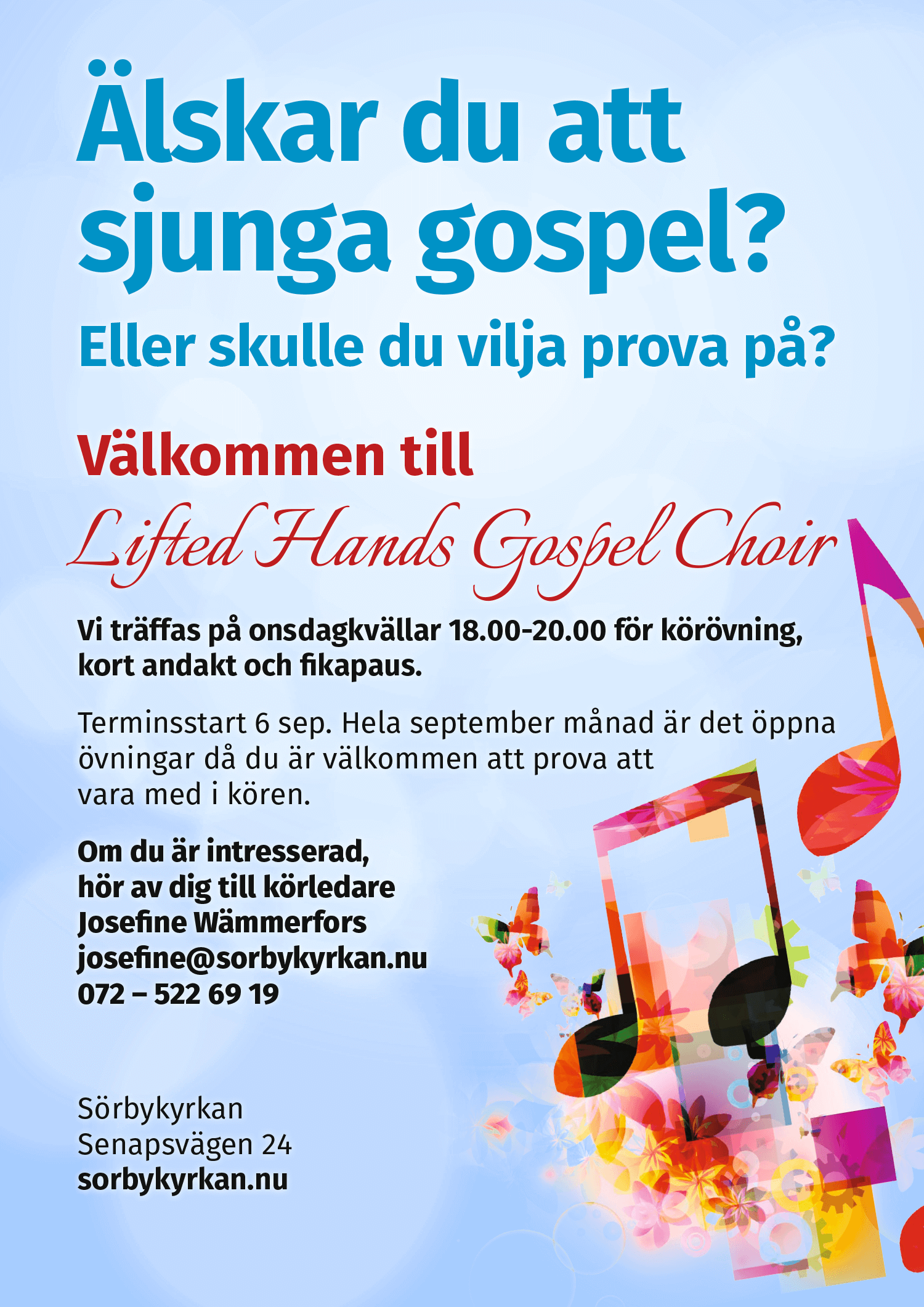 Älskar du att sjunga gospel?