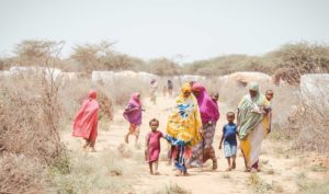 Människor i Somalisk öken