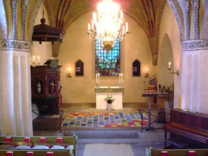 Almby kyrka interiör