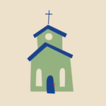 Illustration av kapell/kyrka